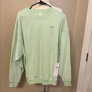 ALO Yoga Mint Green Sweatshirt